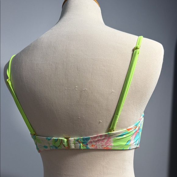 Victoria's Secret Green and Pink Floral Bra - Picture 2 of 4